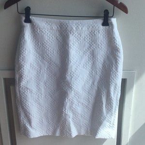 Banana Republic Factory white pencil skirt